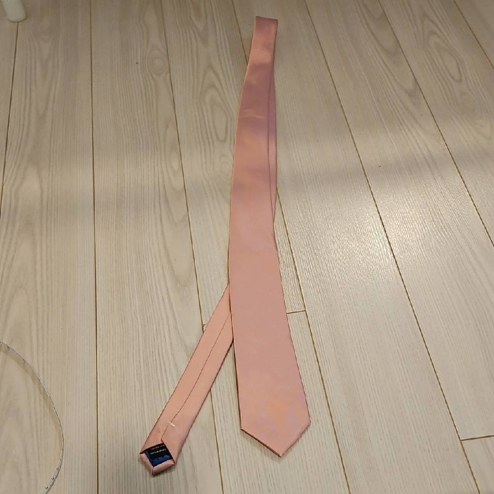 Luciano Mens Dress Tie Solid Classic Neck Tie 100% Microfiber Woven Necktie